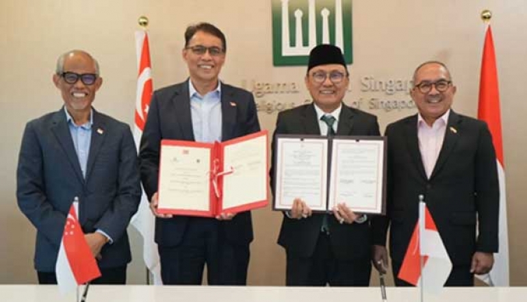 Indonesia and Singapore Sign MoU to Boost Halal Product Trade
