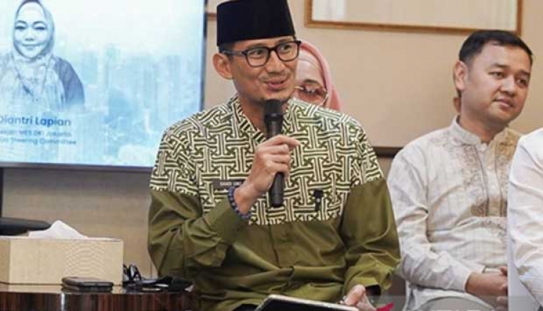 Sandiaga Calls for Collaboration among UMKM Players to Create Sharia-based Economic Ecosystem