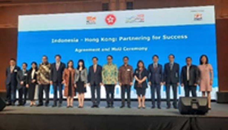 Hong Kong and Indonesia Sign 15 Memorandum of Understandings To Develop Economy