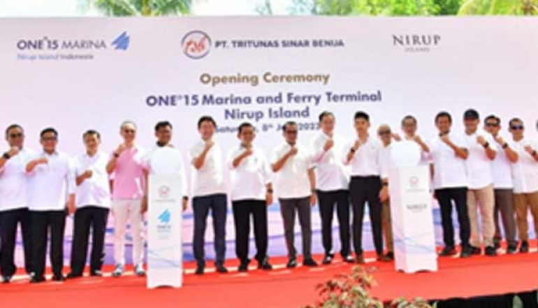 Minister of Transportation of Indonesia Inaugurated The Special Tourism Terminal on Nirup Island, Batam