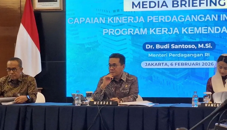 Indonesia Trade Minister Targets Export Growth of 6-9% in 2026, Optimistic to Surpass Goal